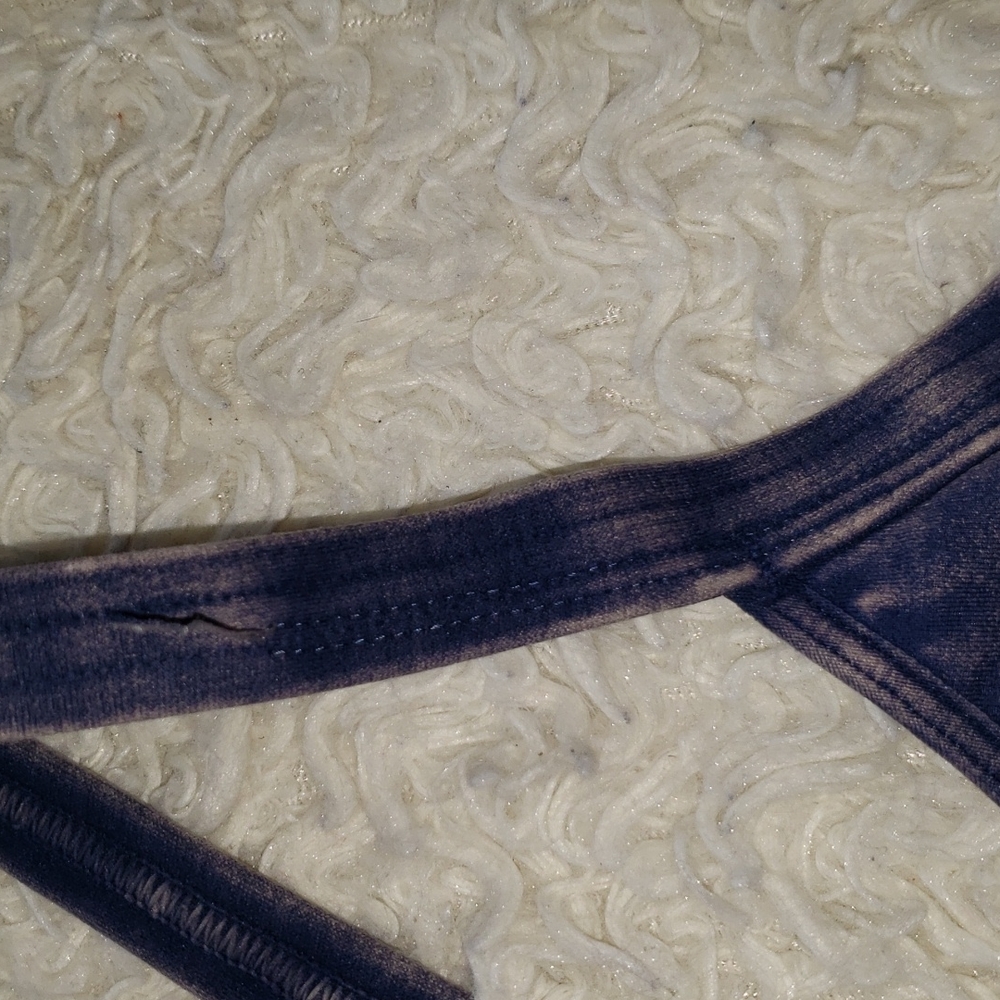 Free People Good Karma Dress Navy M/L Nwot - Picture 15 of 16